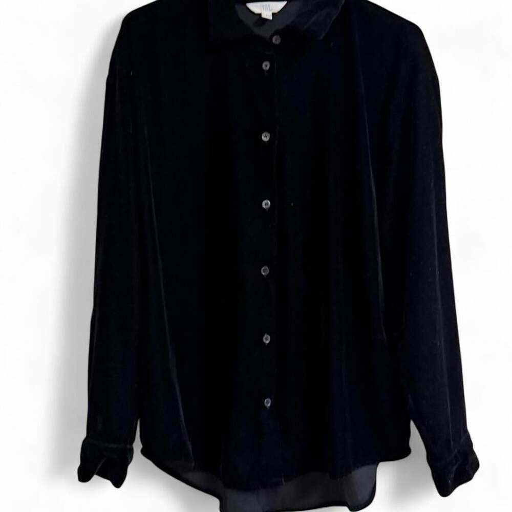 Time and Tru Women's Black Blouse